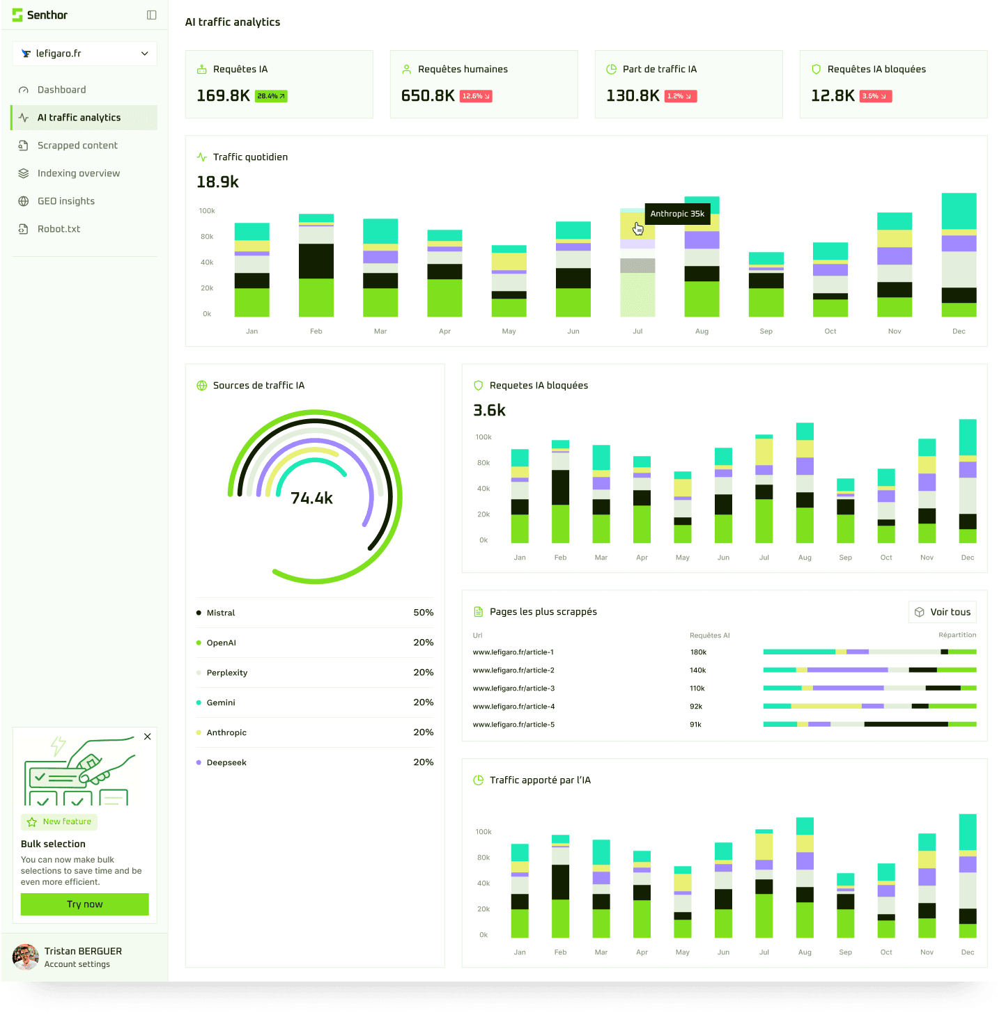 Complete AI Traffic Analytics